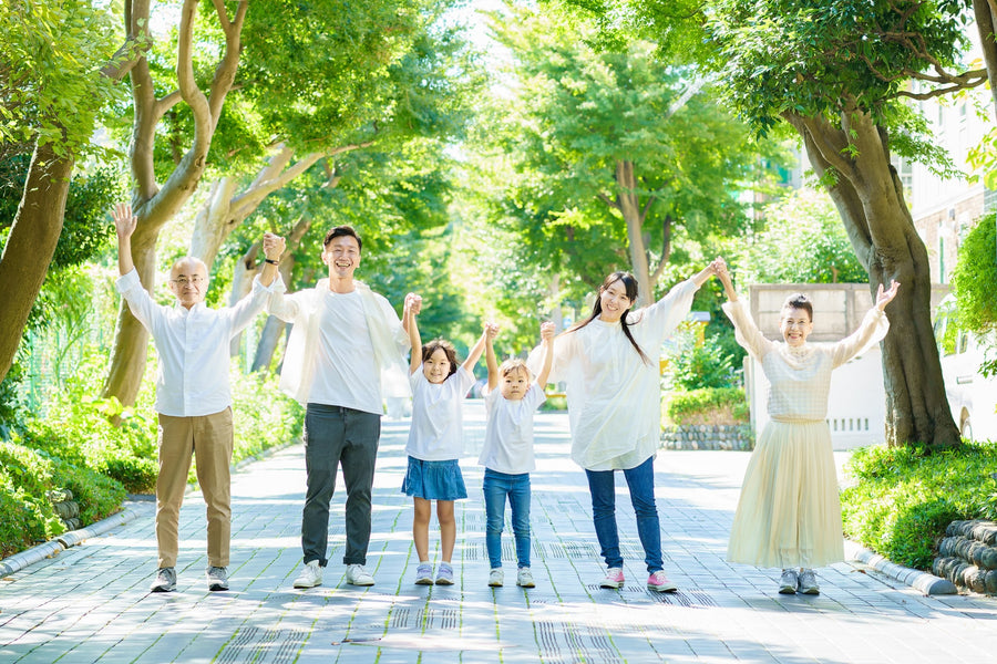 三世代の家族