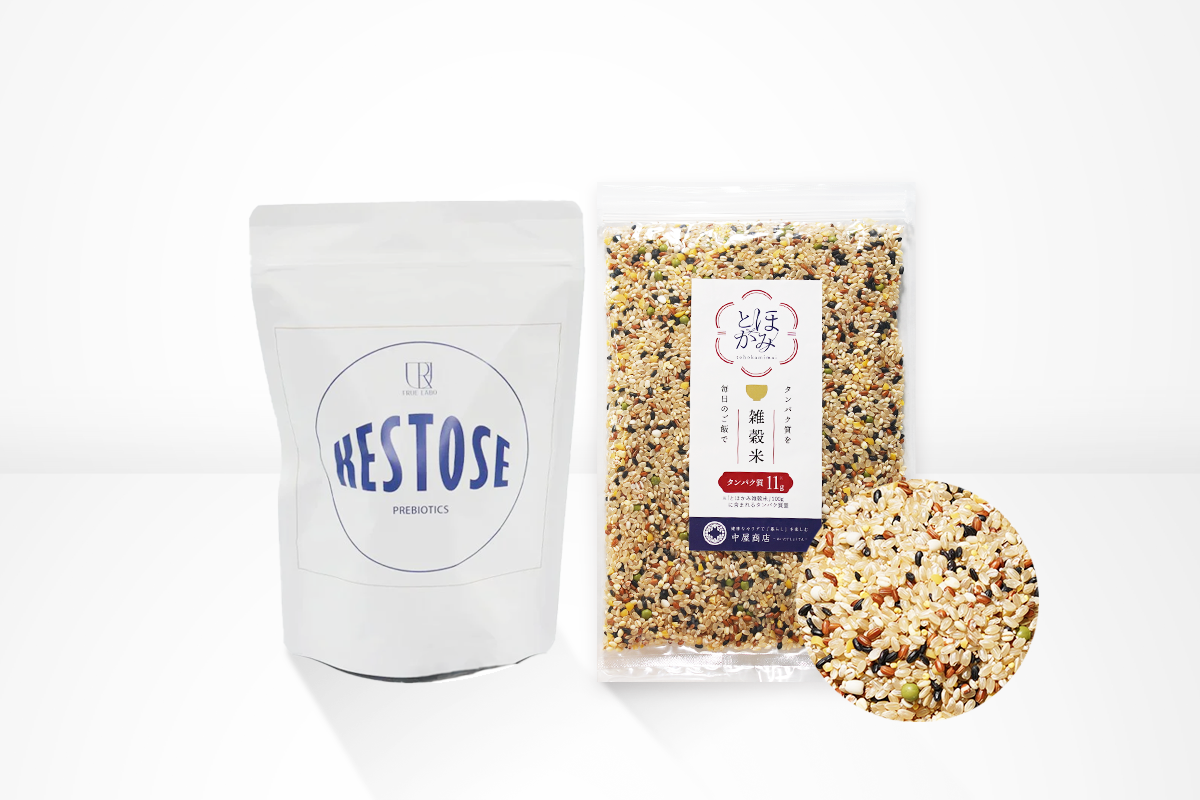 [腸活セット10%OFF] tohokami米（とほかみ米）500g　/ケストース（Kestose）1セット